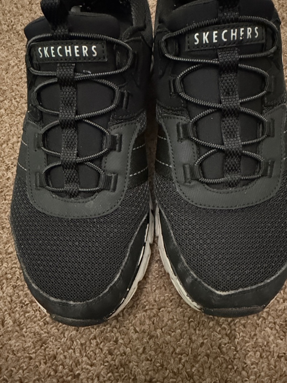 Skechers Black Athletic Slip-On Sneakers